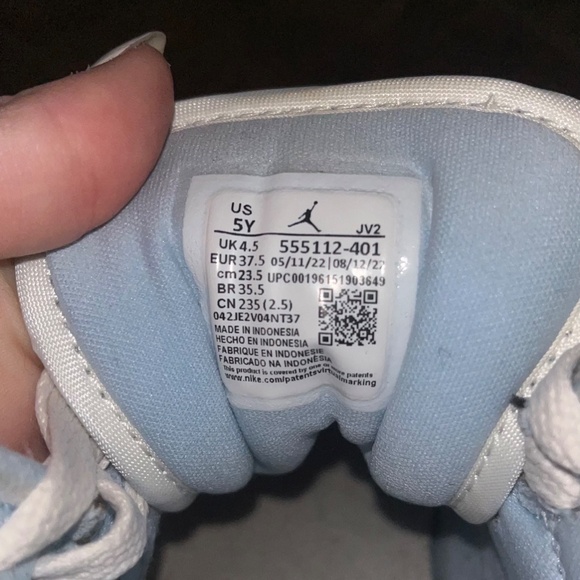 Jordan 1's Ice blue mid - Picture 3 of 3